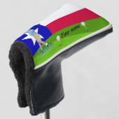 Texas vlag golfheadcover (3/4 voorkant)