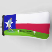 Texas vlag golfheadcover (Voorkant)