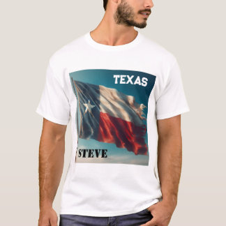 Texas vlag heren t-shirt 