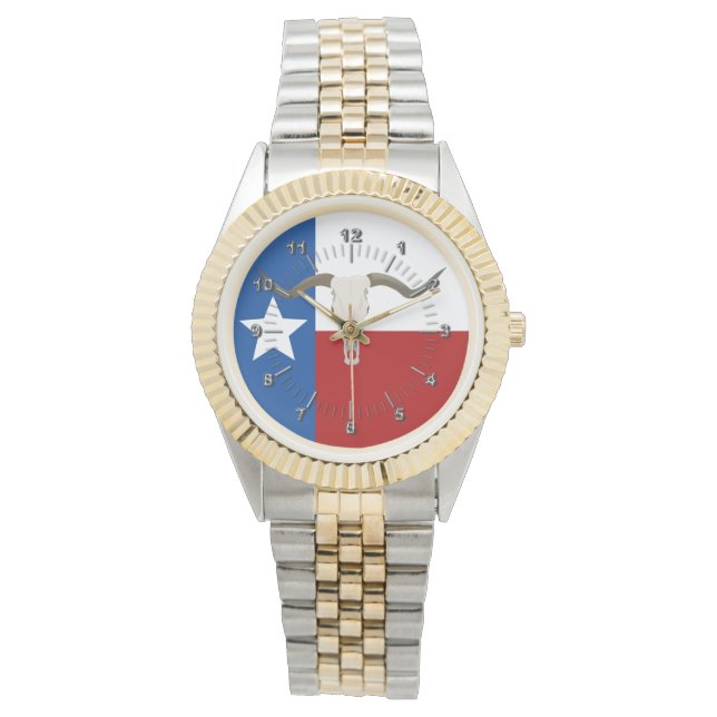 Texas vlag horloge (Voorkant)