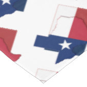 TEXAS Vlag Kaart Stijlvolle Patriottische Geometri Tafelkleed (Gekanteld)