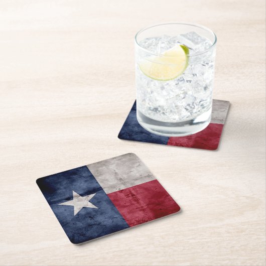  Texas-vlag Kartonnen Onderzetters (Insitu)