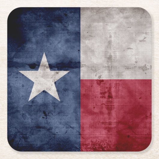  Texas-vlag Kartonnen Onderzetters (Voorkant)