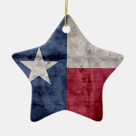  Texas-vlag Keramisch Ornament (Voorkant)