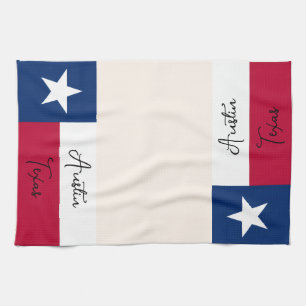 Texas vlag keukenhanddoek