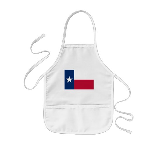 Texas Vlag Kinder Schort (Voorkant)