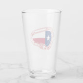 Texas Vlag Klimmen Carabiner Glas (Achterkant)