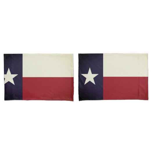 TEXAS-vlag - Kussensloop (Voorkant-Set)