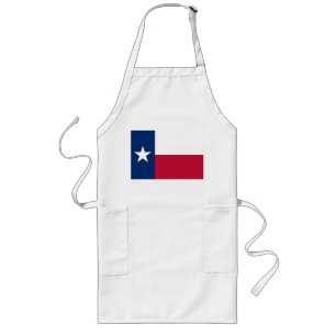 Texas vlag lang schort