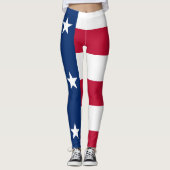Texas vlag leggings (Voorkant)