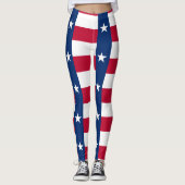 Texas vlag leggings (Voorkant)