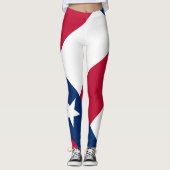 Texas vlag leggings (Voorkant)