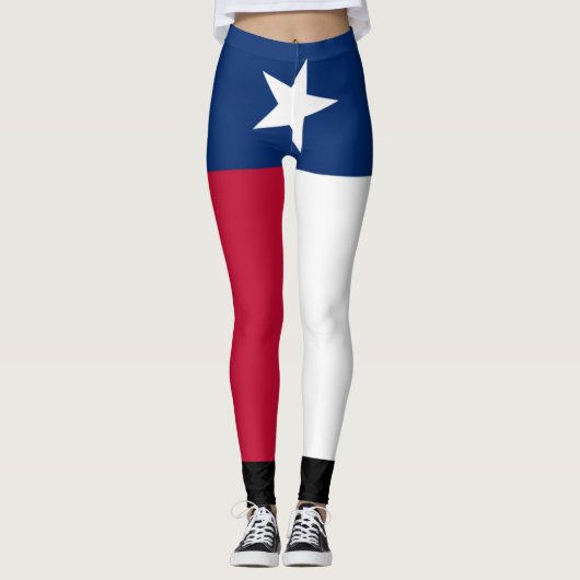Texas vlag leggings (Voorkant)