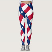 Texas vlag leggings (Voorkant)