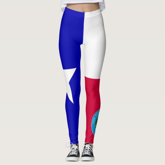 Texas vlag leggings (Voorkant)