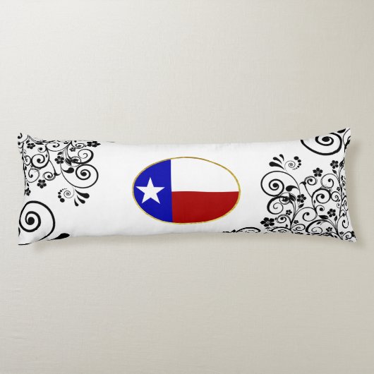 Texas vlag lichaamskussen (Achterkant)