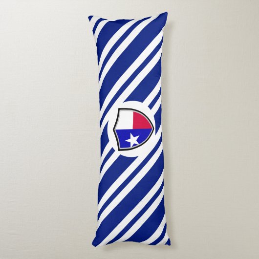 Texas vlag lichaamskussen (Achterkant (Verticaal))