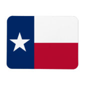 Texas vlag magneet (Horizontaal)