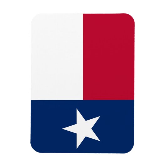 Texas vlag magneet (Verticaal)