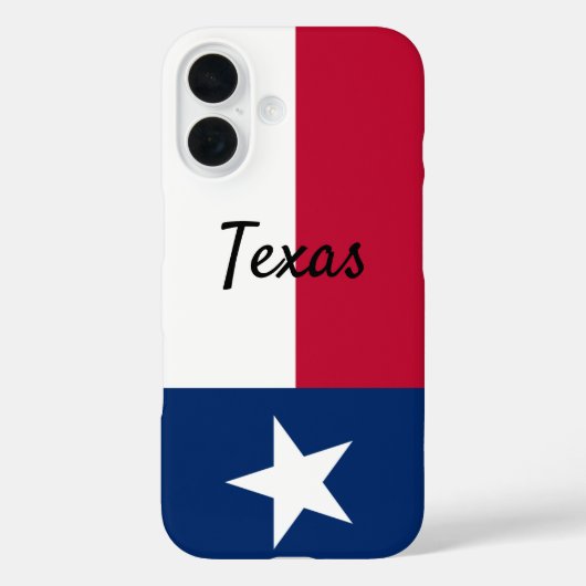Texas vlag mobiele telefoon case hoes (Achterkant)