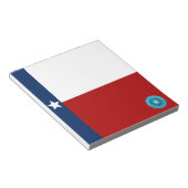 Texas vlag notitieblok (Schuin)