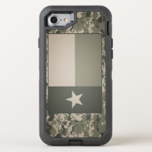 Texas Vlag op Digitale Camo iPhone Case