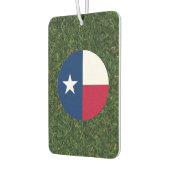 Texas Vlag op gras Luchtverfrisser (Links)