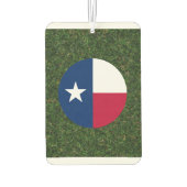 Texas Vlag op gras Luchtverfrisser (Achterkant)