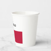 Texas vlag Papieren beker (Links)