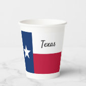 Texas vlag Papieren beker (Voorkant)