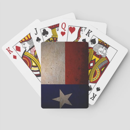 Texas vlag pokerkaarten (Achterkant)