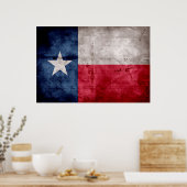  Texas-vlag Poster (Keuken)
