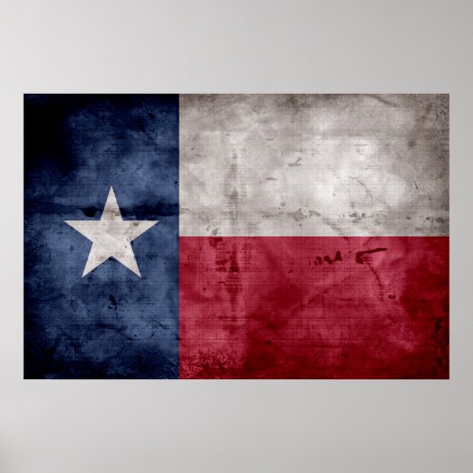  Texas-vlag Poster (Voorkant)