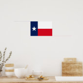 TEXAS-vlag - Poster (Keuken)