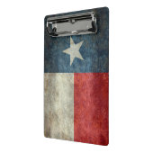 Texas vlag  retro stijl klembord (Angled2)