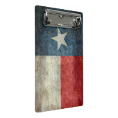 Texas vlag retro stijl klembord (Schuin)