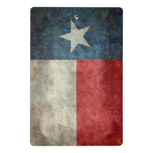 Texas vlag retro stijl klembord (Achterkant)