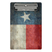Texas vlag  retro stijl klembord (Voorkant)