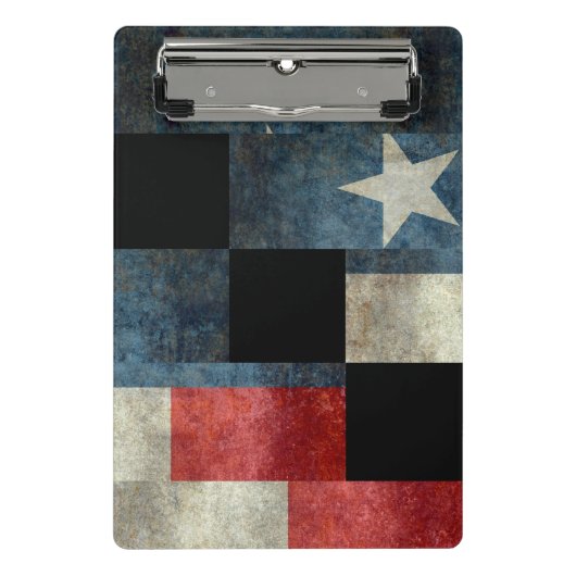 Texas vlag retro stijl klembord (Voorkant)