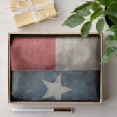 Texas vlag retro stijl Tissues Tissuepapier (Geschenk)