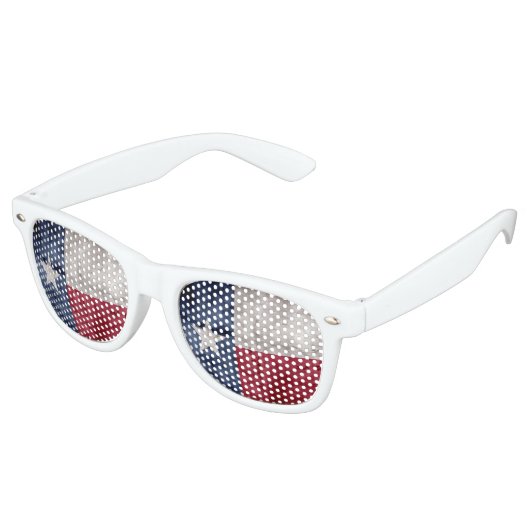  Texas-vlag Retro Zonnebril (Gekanteld)