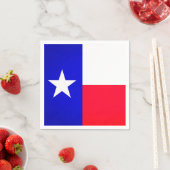 Texas vlag servetten (Insitu)