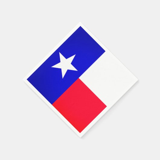 Texas vlag servetten (Hoek)