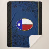 Texas vlag sherpa deken (Voorkant)