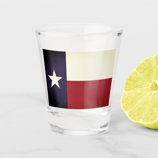 TEXAS-vlag - Shot Glas (Voorkant)