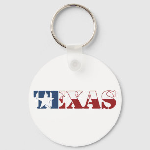 Texas vlag sleutelhanger