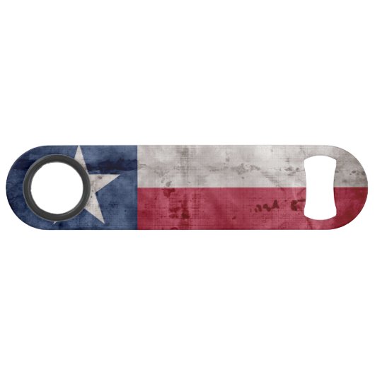 Texas-vlag Speed Flessenopener (Voorkant (Horizontaal))