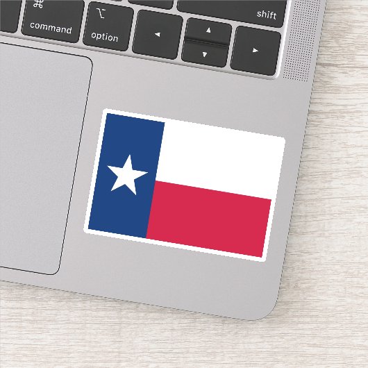 Texas vlag sticker (Detail)
