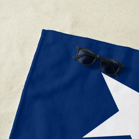 Texas vlag strandlaken (In situ)