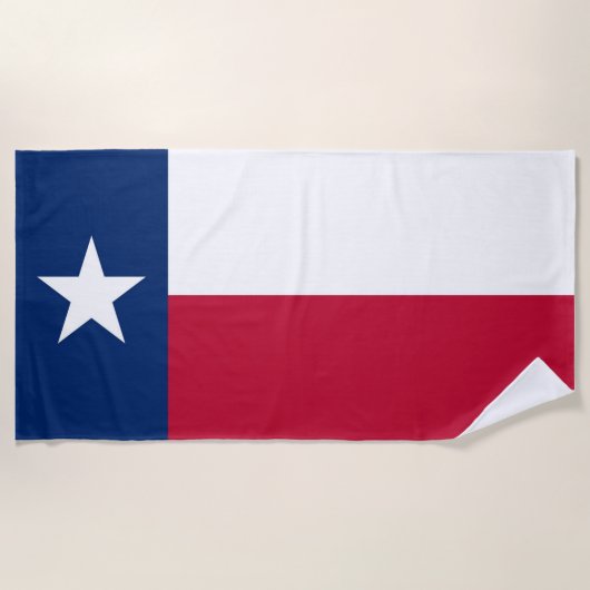 Texas vlag strandlaken (Voorkant)